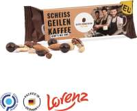 Lorenz Coffee Break Werbeschuber aus weißem Karton