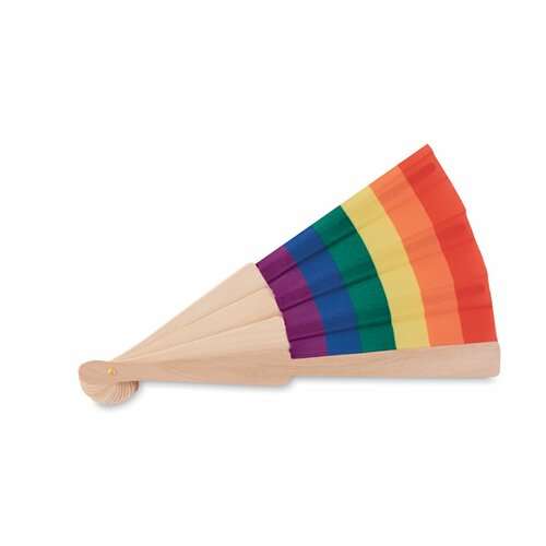 BOWFAN Fächer regenbogenfarbig