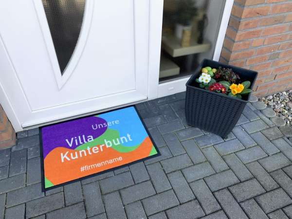 Werbematte für Services Rund ums Haus 40 x 60 cm