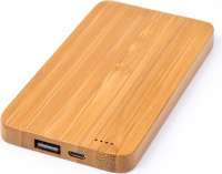 Powerbank Holzpanel