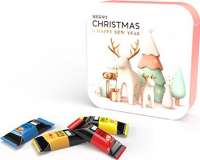 Appventsbox 40g Lindt HELLO Mini Sticks 4c Euroskala