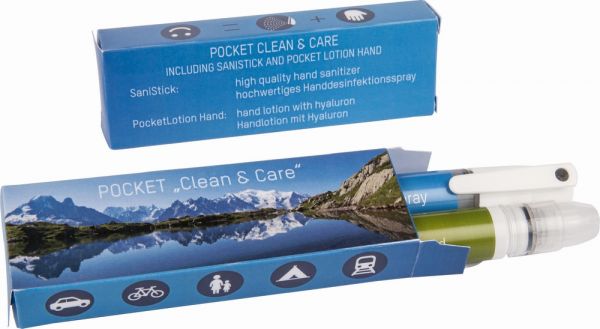 Pocket Set Clean &amp; Care - Handdesinfektion und Handpflege