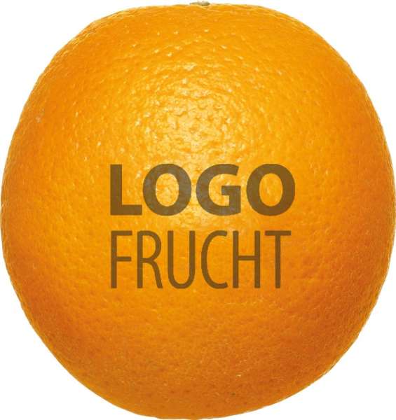 LogoFrucht Orange individuell