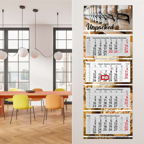 Wandkalender Profil 4 Recycling