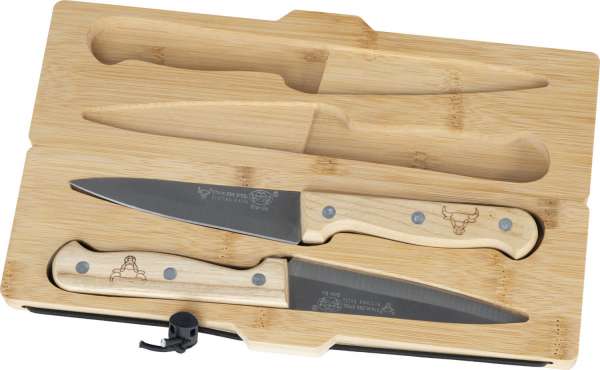 CUT Bambusbrett mit Messern