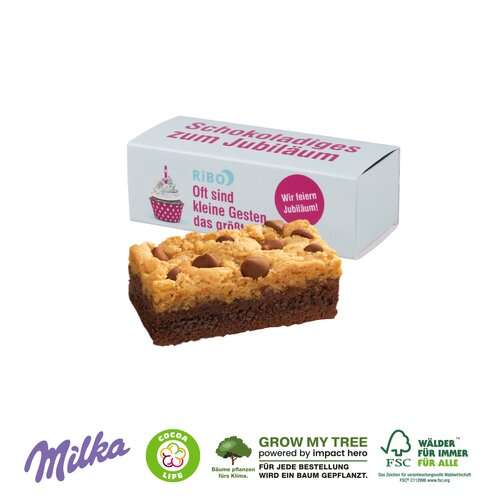 MILKA MINI KUCHEN IN WERBEBOX - Milka Choco Brookie