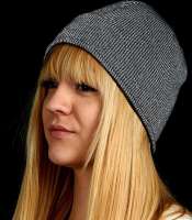 Strickmütze Beanie, reflektierend