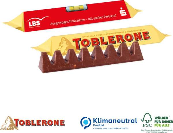 TOBLERONE Riegel im Werbeschuber, 35g