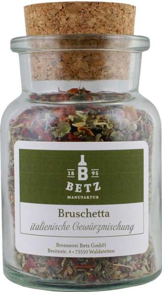 Gewürzglas mit Korken - Bruschetta 45g