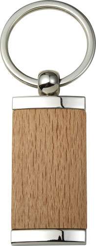 Schlüsselanhänger aus Metall &amp; Holz Jennie