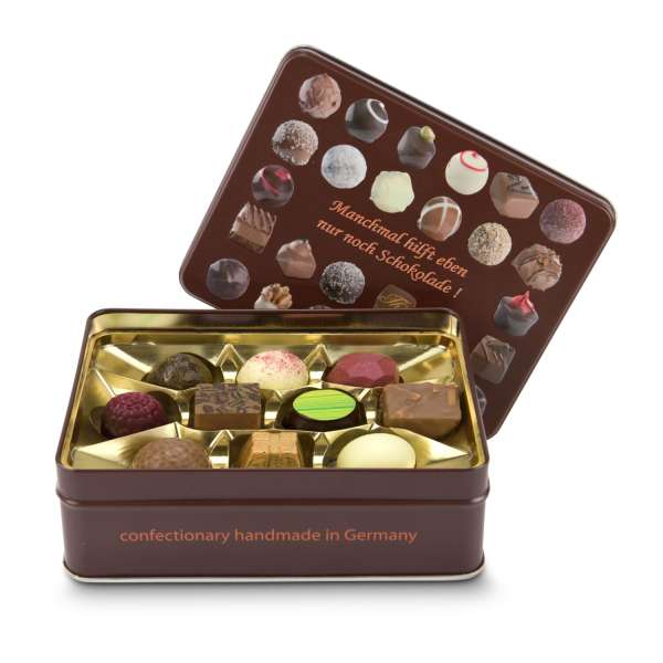 Schokoladenauswahl - Pralinendose 125 g