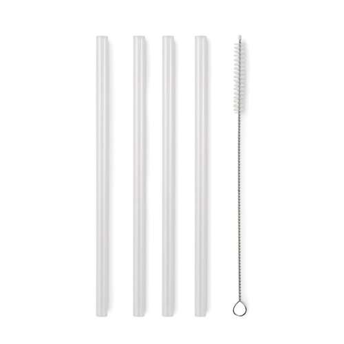 GLAW Glas Trinkhalme-Set