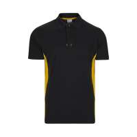 VL SUPAY. Zweifarbiges Piqué-Poloshirt (180 g/m²), kurzärmelig, aus Baumwolle (60%) und Polyester (4