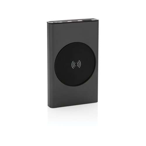 Terra 5000mAh Powerbank aus RCS Aluminium, 5W Wireless