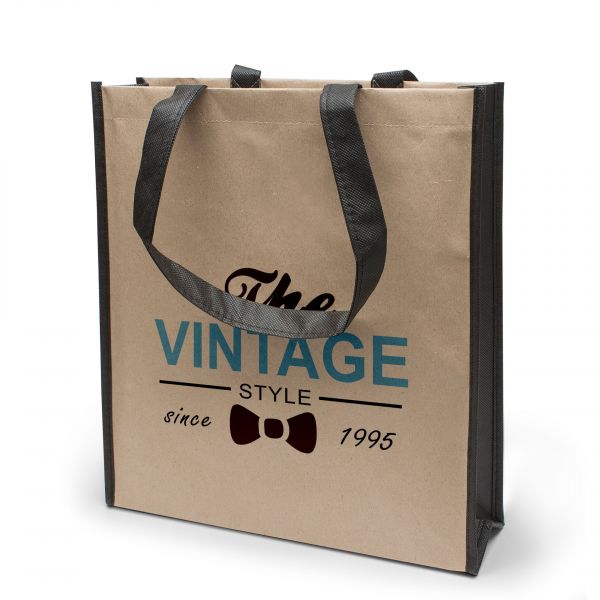 Tasche CALAIS Non-woven mit Papieroberfläche