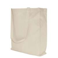 Baumwolltasche mit langen Griffen - 135 g/m² - 38 x 42 x 10 cm