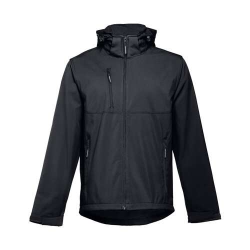 THC ZAGREB. Herren-Softshell-Jacke aus Polyester und Elastan