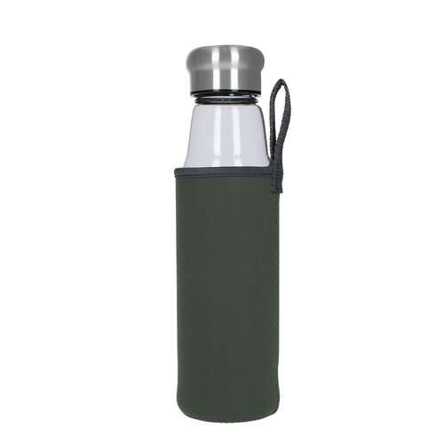 Glasflasche mit Hülle &quot;Flavour&quot; 0,5 l