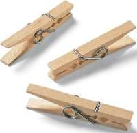 Vorschau: Buchenholz-Wäscheklammer 72 mm Außenringfeder - 1000-er Pack Vorschau: Buchenholz-Wäscheklammer 72 mm Außenringfeder - 1000-er Pack