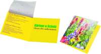 Samenpapier Blumenkärtchen