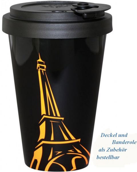 Porzellanbecher Coffee2Go, 13 cm