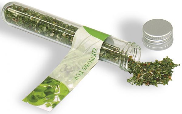 Reagenzglas Glühweingewürz, 1-4 c Digitaldruck inklusive