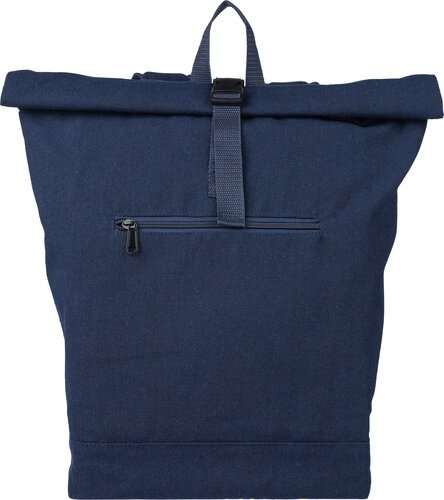 Rolltop-Rucksack Thaddeus aus recyceltem Poly-Baumwollgewebe (330 g/m2)