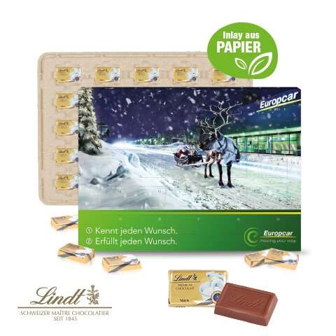 Wand-Adventskalender Lindt &quot;Select Edition&quot;, Inlay aus Papier