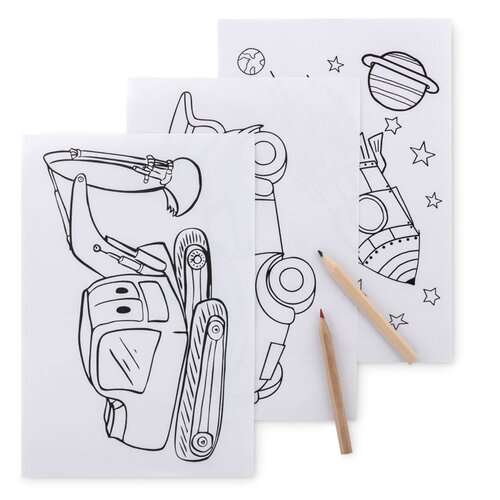 FOLDER2 GO Malset mit 6 Buntstiften