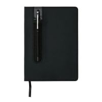 Vorschau: Basic Hardcover PU A5 Notizbuch mit Stylus-Stift Vorschau: Basic Hardcover PU A5 Notizbuch mit Stylus-Stift