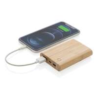5.000mAh Bambus-Powerbank 5.000mAh Bambus-Powerbank