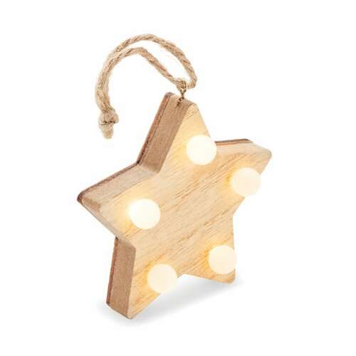 LALIE Anhänger aus Holz mit LED