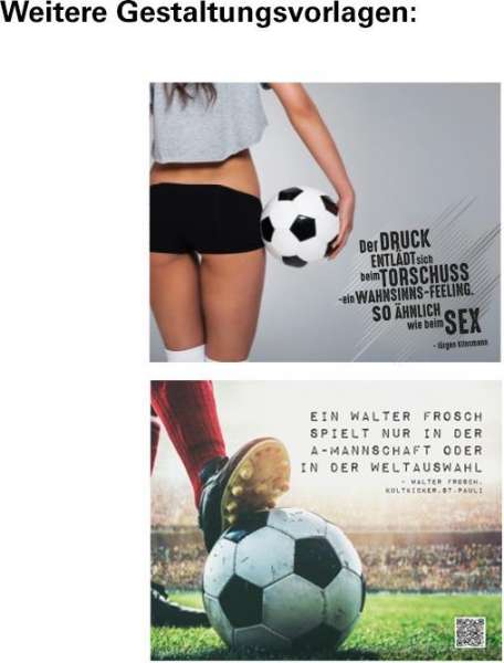 Geschenk-Paket Fußball - Rasen kaputt