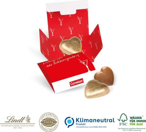 Lindt Herz, 5 g im Werbebriefchen