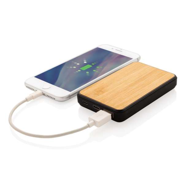 5.000mAh Powerbank aus FSC® und RCS recyceltem Kunststoff