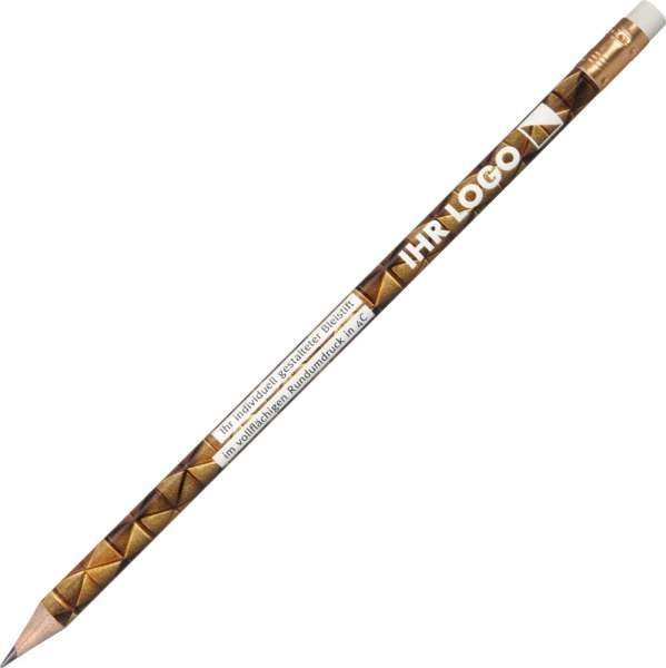 Bleistift inklusive 360° Folientransferdruck