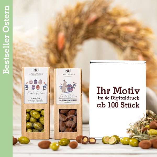 2 Ostersnacks im weißen Geschenkkarton