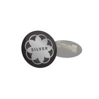 Namensschild Badge Megan Metal, Round, 50 mm, Needle, Doming in full color