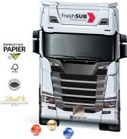 Lindt Lindor Adventsspender "LKW" 115g mit 4c Druck