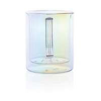 Vorschau: Doppelwandiger Deluxe-Becher aus galvanisiertem Glas Vorschau: Doppelwandiger Deluxe-Becher aus galvanisiertem Glas