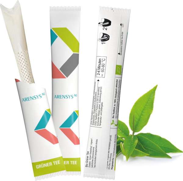 Bio TeaStick - Grüner Tee Ingwer Zitrone - Individ. Design