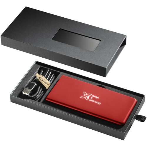 SCX.design P15 5000 mAh Powerbank mit Leuchtlogo