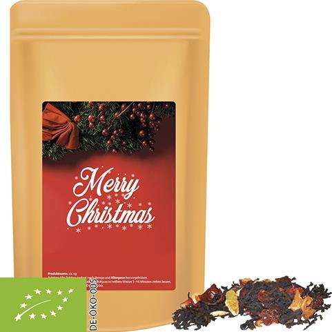 Bio Weihnachts Schwarztee, ca. 55g, Standbeutel Midi