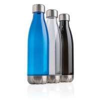 Vorschau: Auslaufsichere Trinkflasche mit Stainless-Steel-Deckel Vorschau: Auslaufsichere Trinkflasche mit Stainless-Steel-Deckel