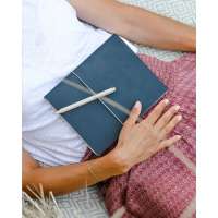 Vorschau: Recycled Leather Refillable Notebook A5 Notizbuch Vorschau: Recycled Leather Refillable Notebook A5 Notizbuch