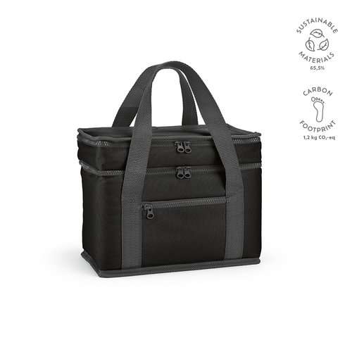 Florence L 10L Kühltasche aus rPET. Zwei Fächer und eine Fronttasche