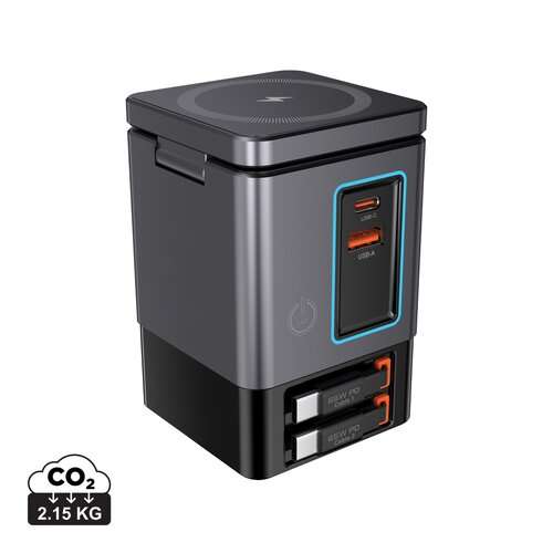 Urban Vitamin Sacramento 105W GaN Charger mit einz. Kabeln
