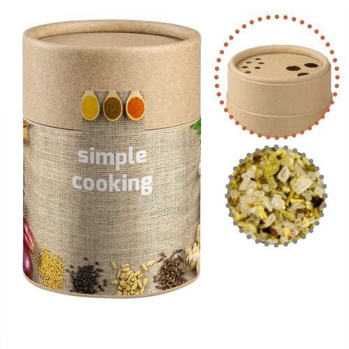 Bio Gewürzmischung Kräutersalz, ca. 80g, Kraftpapierstreuer Midi