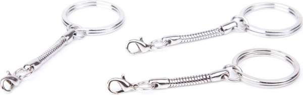 Schlüsselring (25mm) mit Mini-Karabiner Express 24h