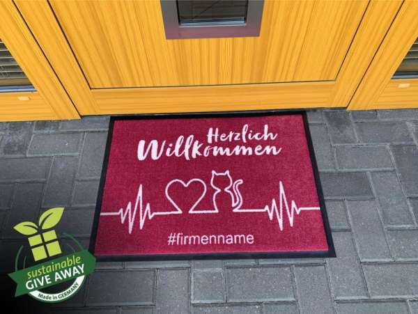 Werbematte für Services Rund ums Haus 40 x 60 cm